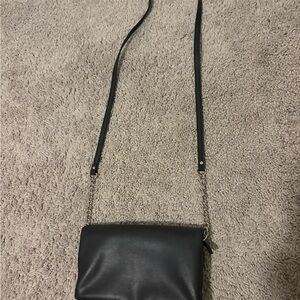 Nine West Black Crossbody Bag with Chain Strap